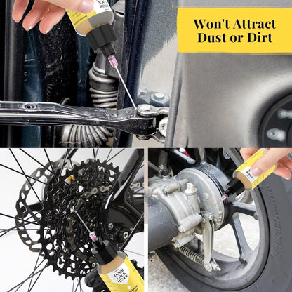 Qucship Door Hinge Lubricant 1 oz Needle Oiler, Upgraded Squeaky Door Hinge Lubricant for Lock, Tools, Bicycles