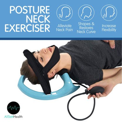 Posture Neck Exercising Cervical Spine Hydrator Pump Relief for Stiffness, Relieves Neck Pain