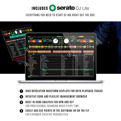 Numark Mixtrack Pro FX Serato DJ Controller with 2 Decks, Mixer, (Effects Paddles and Audio Interface)