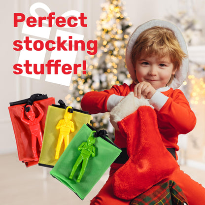 NUTTY TOYS Parachute Toys for Kids - Tangle Free Outdoor Flying Parachute Men, Top Indoor & Outside, 3 4 5 6 7 8 9 10 11 12 Year Old, Best Christmas Stocking Stuffers Idea 2025 Unique Boy & Girl Gifts