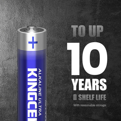KINGCELL AAA Batteries 36 Count Pack, 1.5V Triple A Batteries with 10 Years Shelf Life, High Performance Alkaline AAA Batteries for TV Remote, Clock, Gaming Controller, Kids Toy