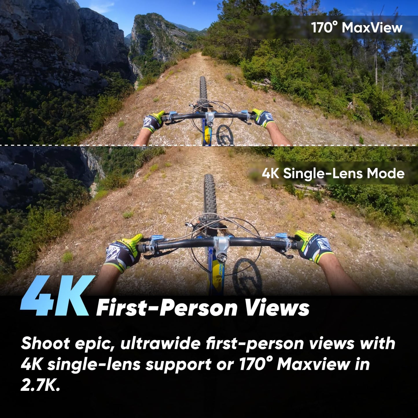 Insta360 X3 Selfie Stick Kit - 360 Action Camera with 5.7K 360 Active HDR Video, 4K Single-Lens Camera, Waterproof, FlowState Stabilization, 2.29" Touchscreen, AI Editing, Motorcycle, Wintersports