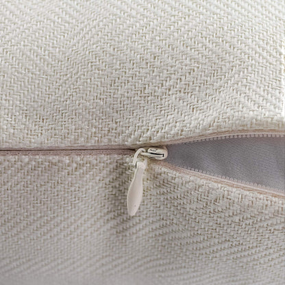 AmHoo Pack of 2 Farmhouse Linen Throw Pillow Cover Cushion Stripe Decoration Buffalo Retro Pillowcase with Hidden Zipper for Sofa Bedroom Car 24 x 24 Inch Blue