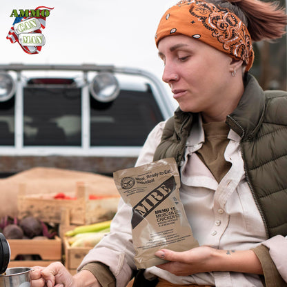 Meals Ready to Eat Surplus (Pack of 4) - MRE Emergency Food Rations w/Assorted Flavors for Camping, Survival & More - 2015 Package date or Newer