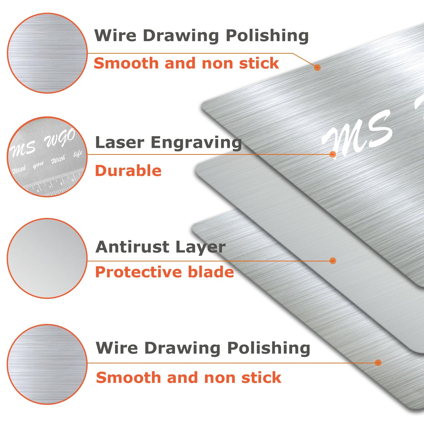 Pro Dough Pastry Scraper/Cutter/Chopper Stainless Steel Mirror Polished with Measuring Scale Multipurpose- Cake, Pizza Cutter - Pastry Bread Separator Scale Knife