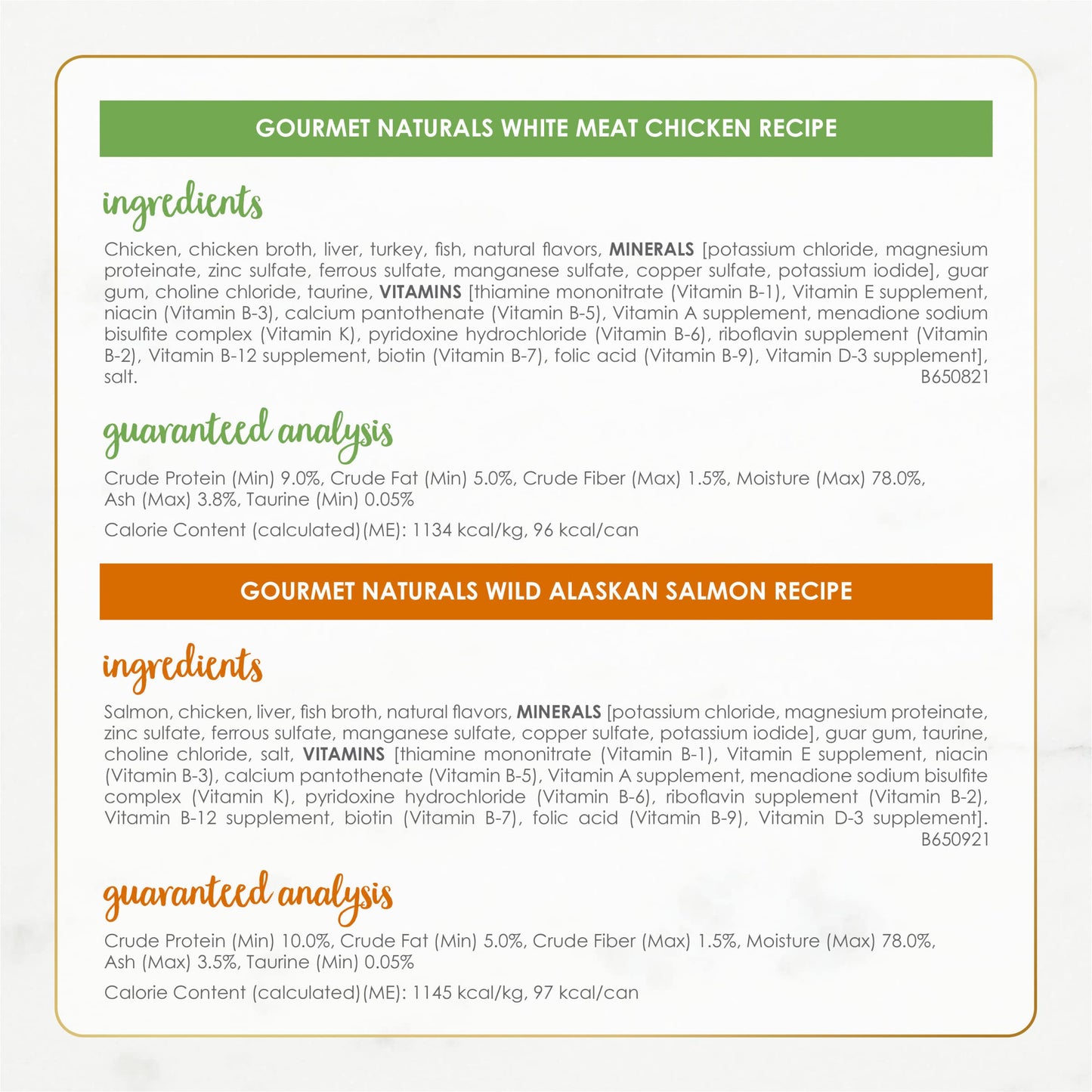 Purina Fancy Feast Grain Free Wet Cat Food Pate Variety Pack Gourmet Naturals–Beef, Chicken, Salmon, Trout and Tuna - (2 Packs of 12) 3 oz. Cans