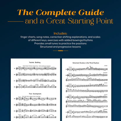 Introducing the Positions for Violin, Volume 1 | Violin Method Songbook for Third and Fifth Position | Beginner Violin Technique and Shifting Exercises Sheet Music | Essential String Study