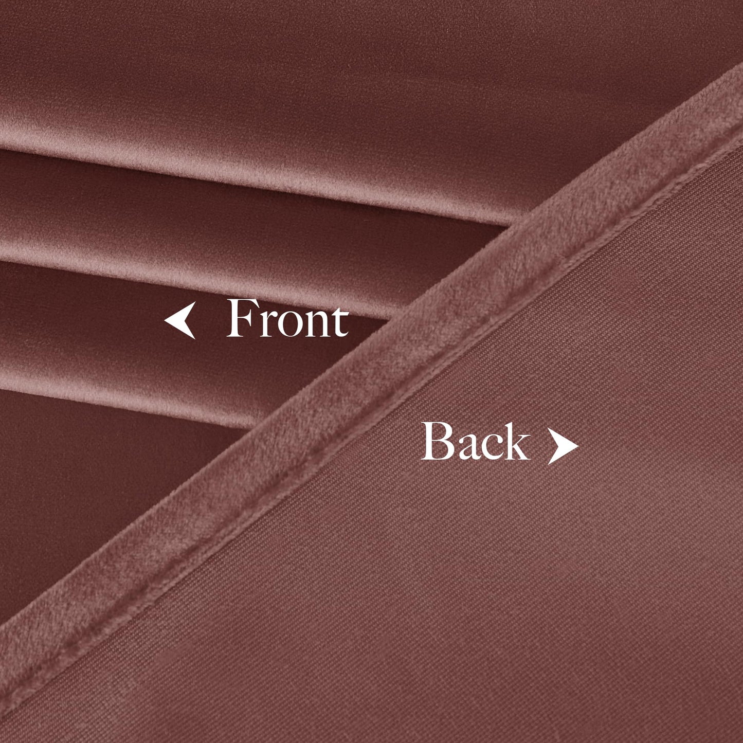 NICETOWN Wild Rose Velvet Curtains, Rod Pocket Velvet Drapes, Media Movie Theater Room Decor for Living Room, Super Soft Luxury Velvet Room Darkening Drapes for Home Decor (1 Pair, W52 x L96 inches)