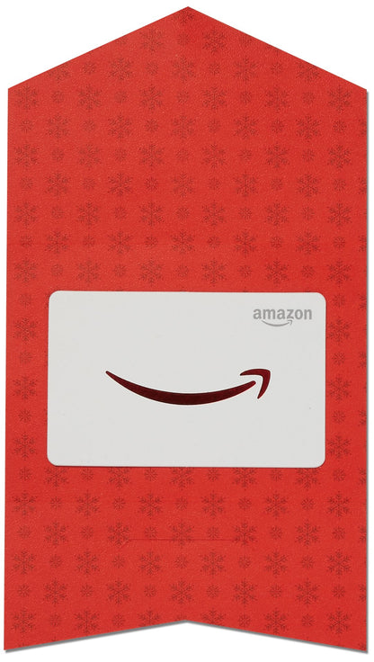 Amazon.com Gift Card in a Red and Gold Mini Envelope