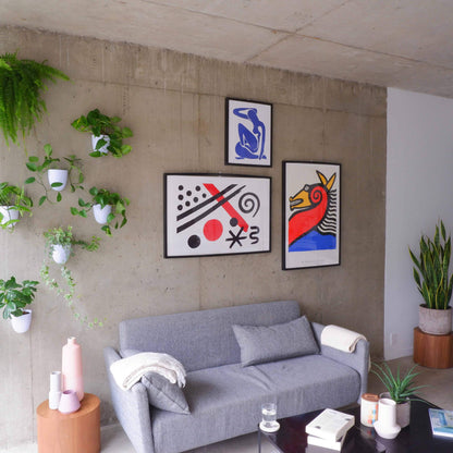 PlantPod Luxe Self-Watering Wall Planters (Set of 3) - Easy to Water and Install - Lightweight - Design Your Own Vertical Garden - Wall Planters for Indoor Plants