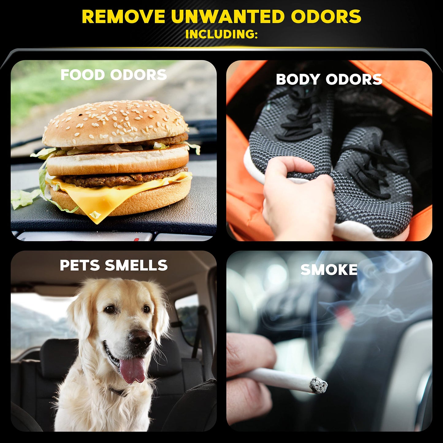 Meguiar's G16402 Whole Car Air Re-Fresher Odor Eliminator Mist, New Car Scent, 2 Fluid Ounces