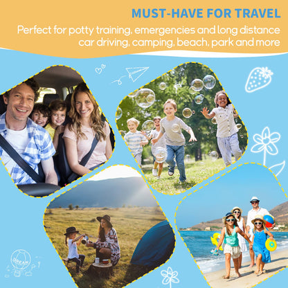 ONEDONE Portable Baby Child Potty Urinal Emergency Toilet for Camping Car Travel and Kid Potty Pee Training (boy)