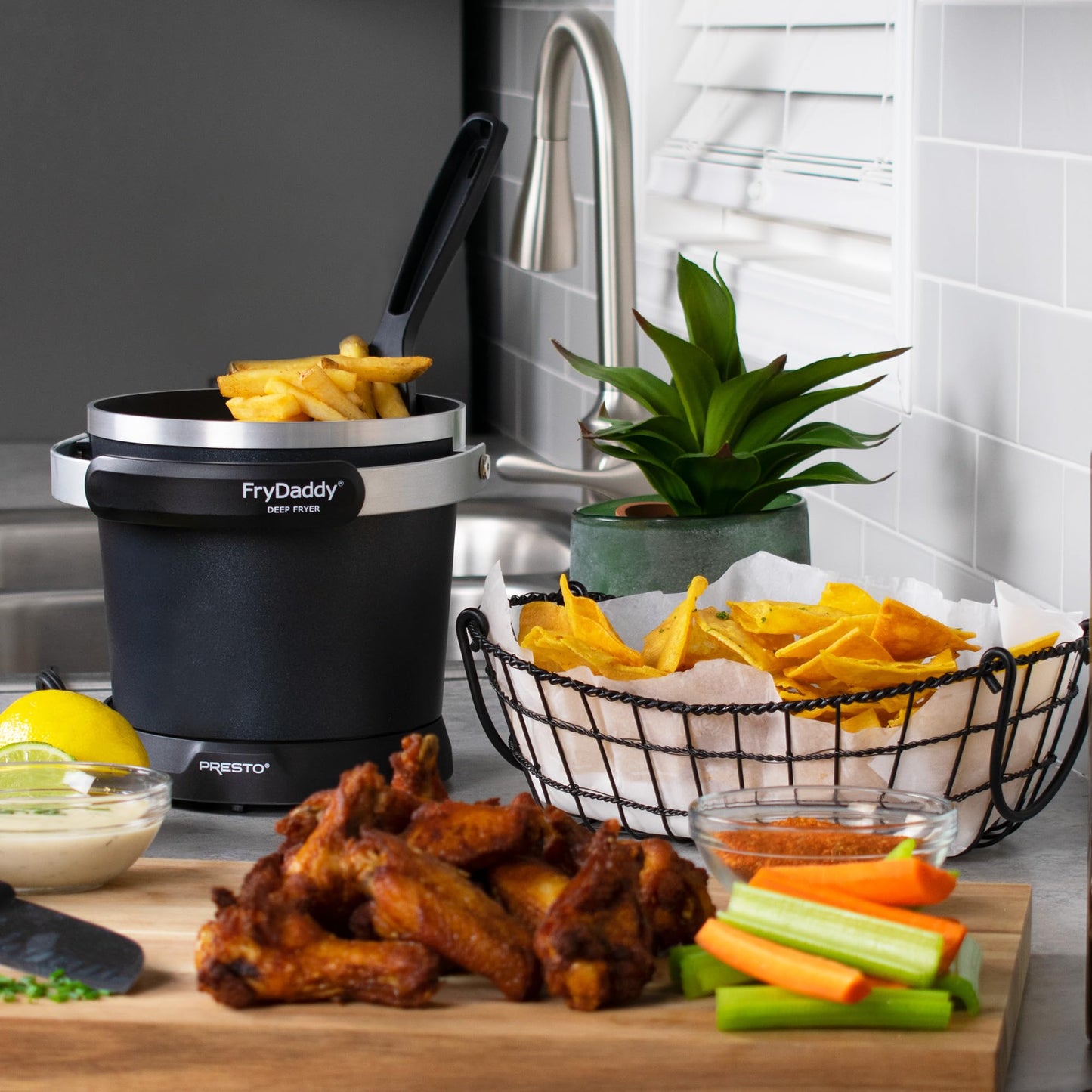 Presto 05420 FryDaddy Electric Deep Fryer,Black