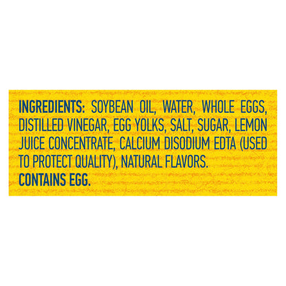 Hellmann's Mayonnaise Real Mayo 1 ct For A Creamy Sandwich Spread or Condiment Rich in Omega-3 ALA, Gluten Free 30 oz