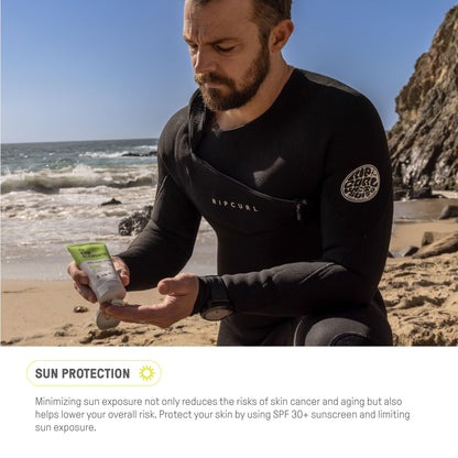 Raw Elements Face and Body Mineral Sunscreen SPF 30 Tube, Organic Sunblock Daily Protection, Non Toxic Reef Safe, Water Resistant, Cruelty Free, 3 oz (Pack of 1)