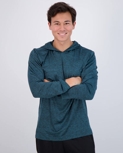 Real Essentials 3 Pack: Men's Dry Fit Wicking Long Sleeve Fishing Active Hoodie Pullover Sweatshirt (Big & Tall)-Set 2, X-Large