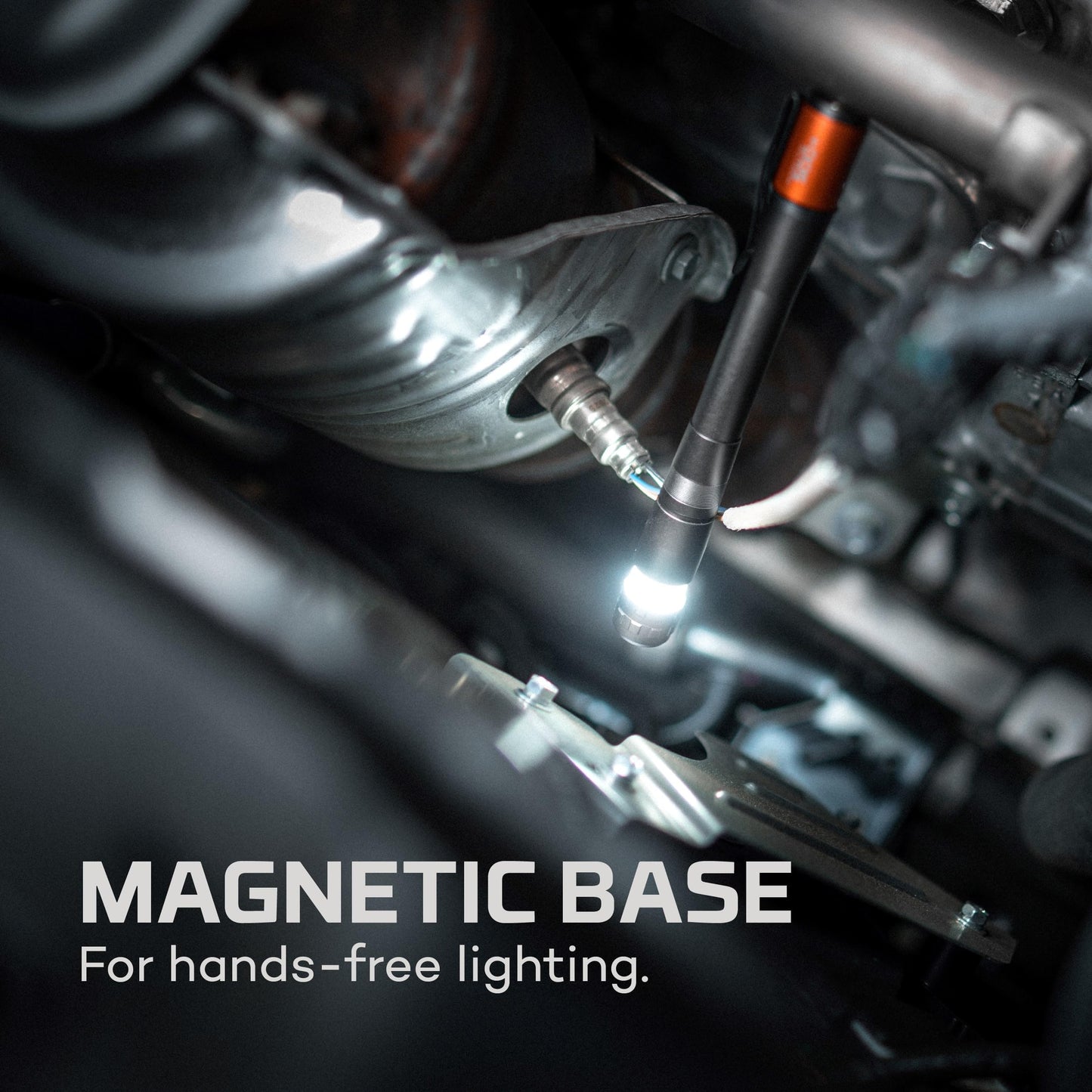 NEBO Inspector 500+ Flex Pen Light | 500 Lumens, 8 Light Modes, Rechargeable LED Flashlight & 360 Degree Area Lighting, Magnetic Base, IPX7 Waterproof, Pocket Size for EDC, Includes USB Charging Cable