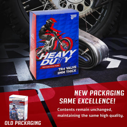 PIVOTRAX 70/100-19 (2.75/3.00-19, 80/100-19) 19" Heavy Duty E-Bike Electric Dirt Bike Inner Tube - 2 mm Reinforced Thickness-TR4- Fits Most 3.00-19 MX Tires, Surron LightBee X, UltraBee, Talaria