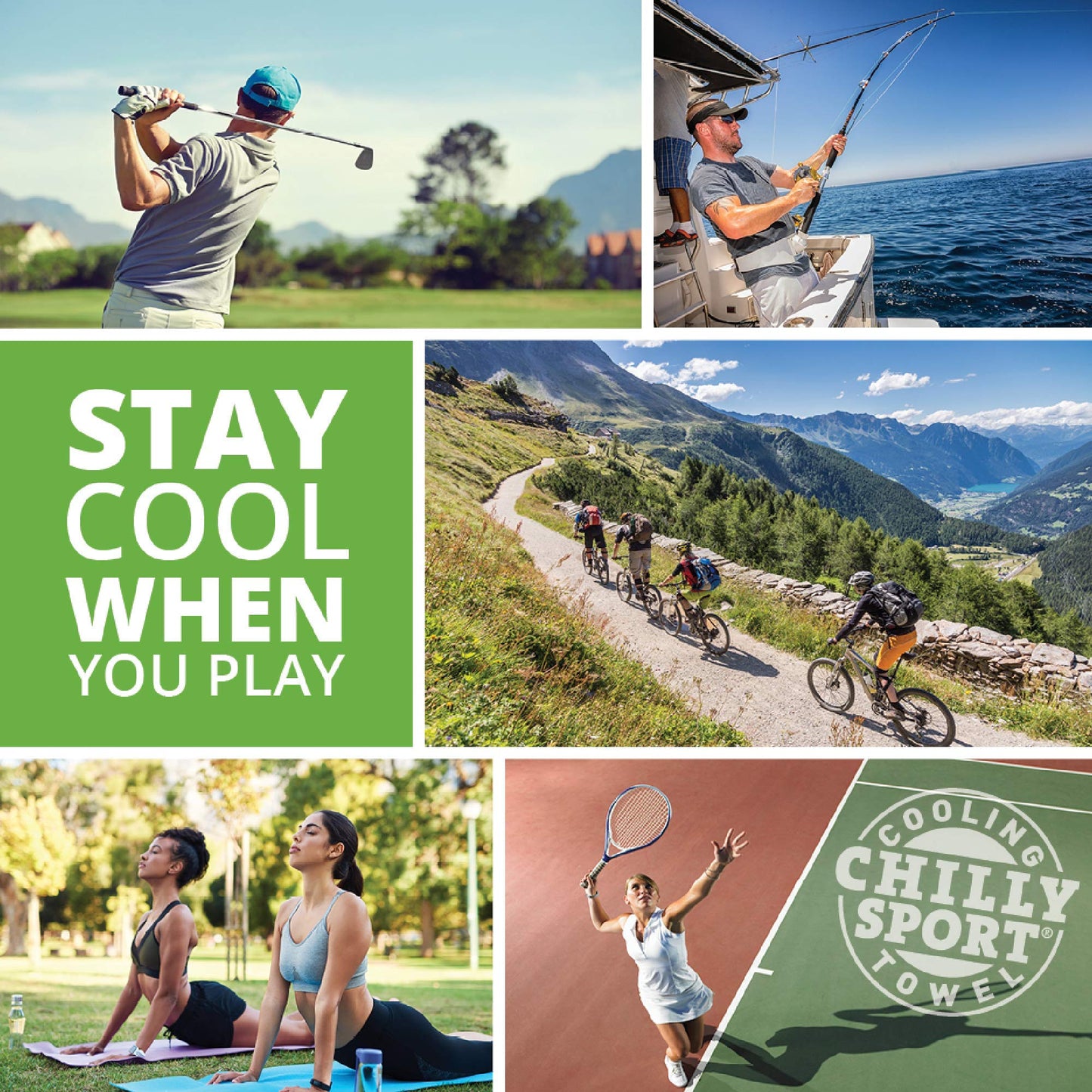 FROGG TOGGS Chilly Sport Cooling Neck Wrap & Head Band