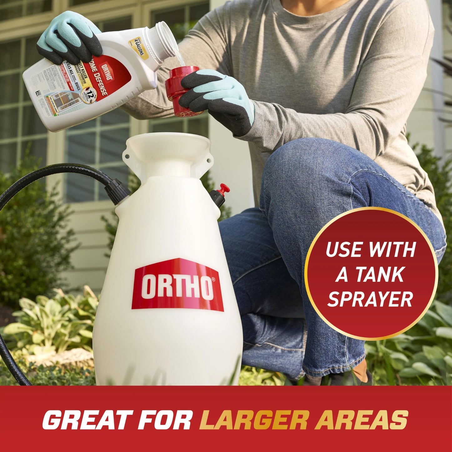 Ortho Home Defense Insect Killer for Indoor and Perimeter Concentrate, Kills Ants, Cockroaches and Spiders, 32 oz.