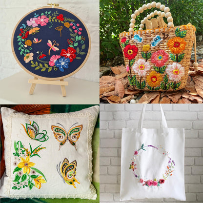 Peirich Embroidery Floss Cross Stitch Supplies, Friendship Bracelets String Kit Embroidery Floss Kit Cross Stitch Kits with Organizer Sewing Boxes Cross Stitch Tools - Gift for Christmas Birthday