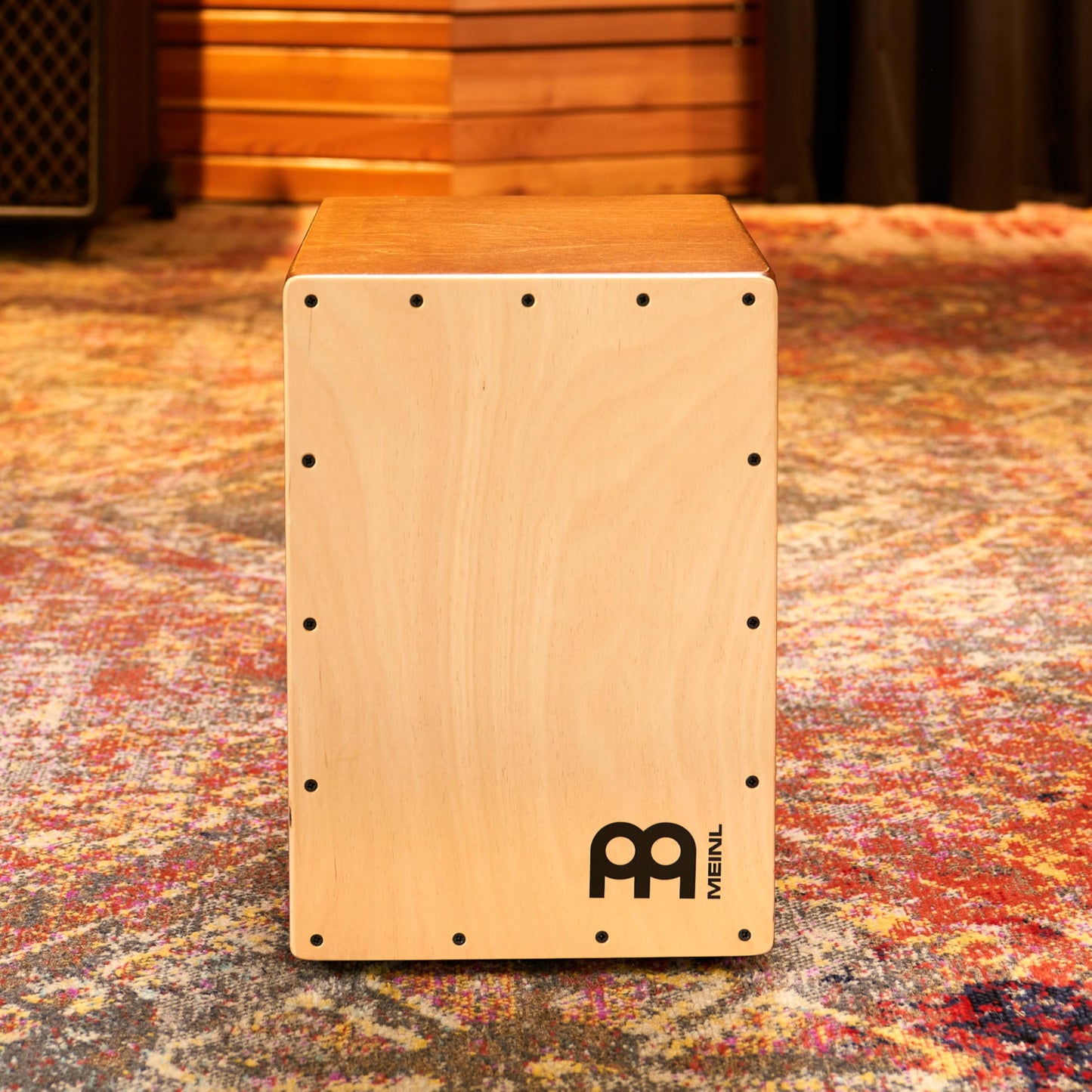Meinl Percussion Jam Cajon Box Drum with Snare and Bass Tone for Acoustic Music — Made in Europe — Baltic Birch Wood, Play with Your Hands, 2-Year Warranty (JC50LBNT)
