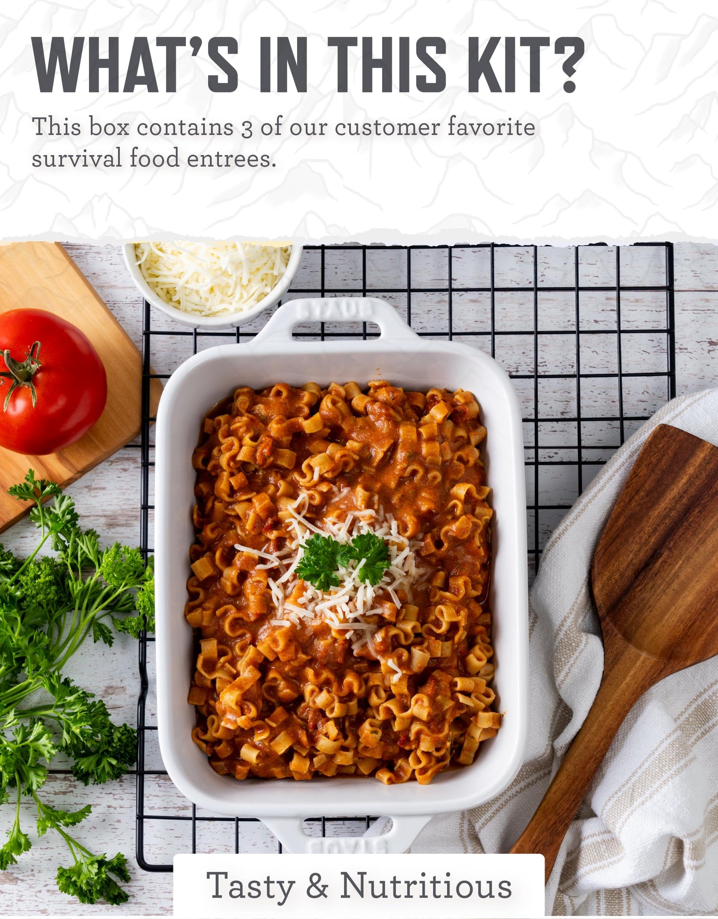 ReadyWise Emergency Food Supply - 18 Servings Favorites Box, Survival Food Kit with Freeze Dried Prepper Food & Dehydrated Meals, Camping Essentials for Backpacking & Hiking, up to 25 Year Shelf Life