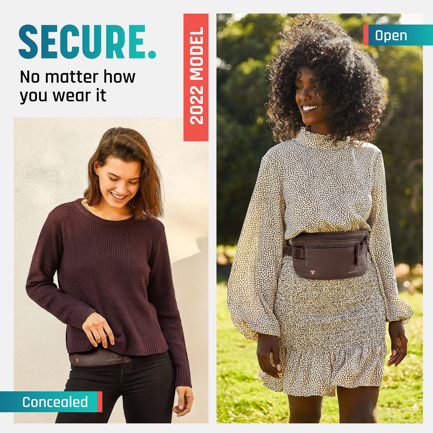 Hidden Money Belt for Travel for Men, Waist Wallet Anti Theft, RFID Passport Holder For Travel Men Or Women, Money Pouch, RFID Passport Holder