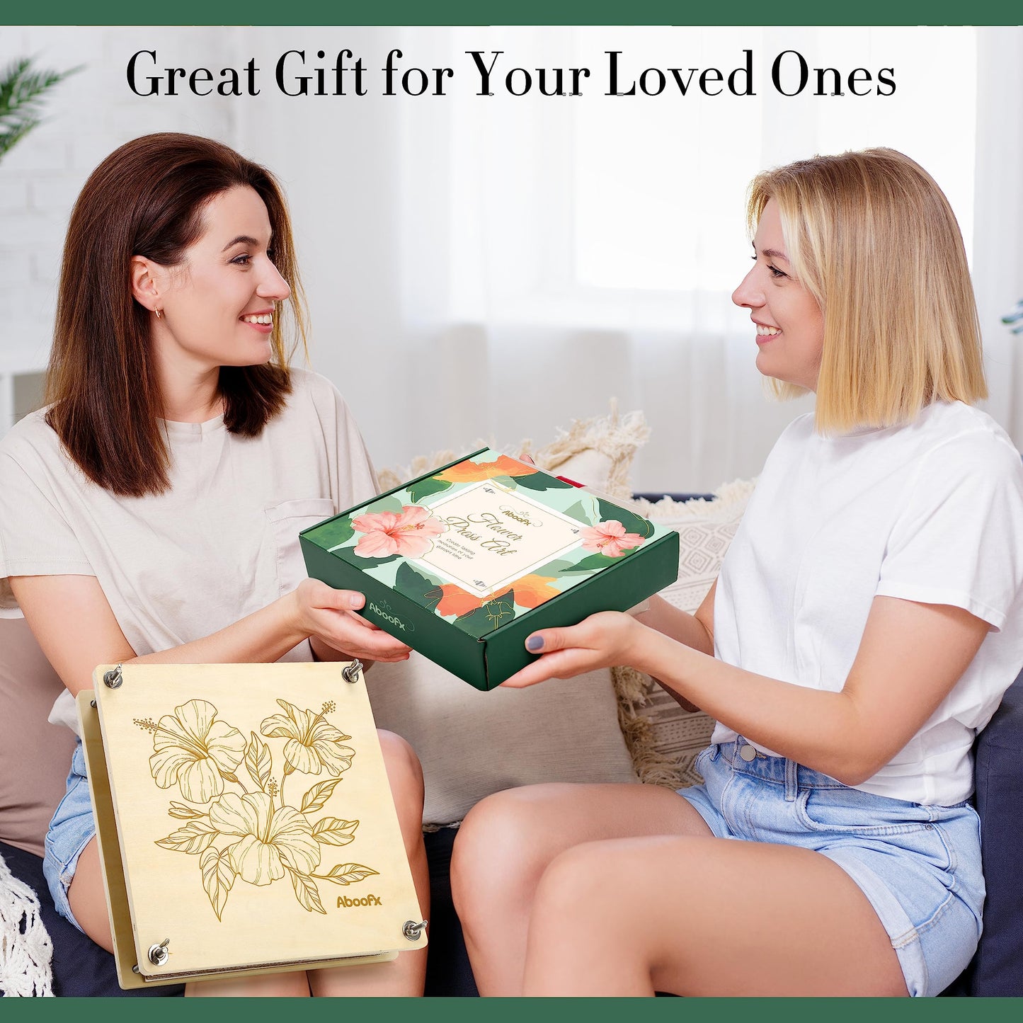 Aboofx Flower Press Kit, Craft Kits 11"x11" 10 Layers Wooden Flower Pressing Kit for Crafts Pressed Flowers and Plant for DIY Art, Preservation for Bookmark Frame Wedding Flower Drying