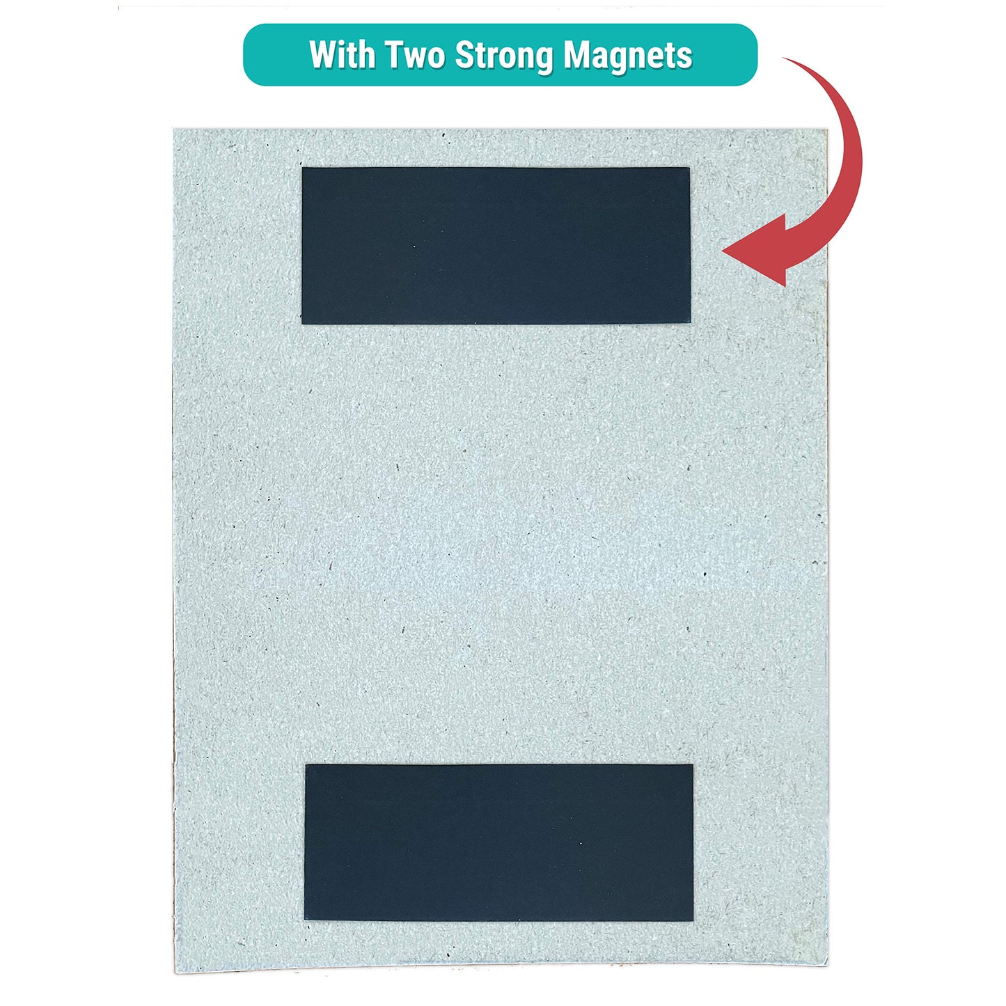 321Done Magnetic Meal Planning Notepad - Large Letter Size (8.5x11) Weekly Menu Planner Tear-Off Refrigerator Fridge Shopping List Meals Grocery Memo Pad - Perforated Sunday Start, Made in USA