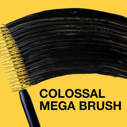 Maybelline Volum' Express Colossal Washable Mascara Makeup, Volumizing, Classic Black, 2 Count