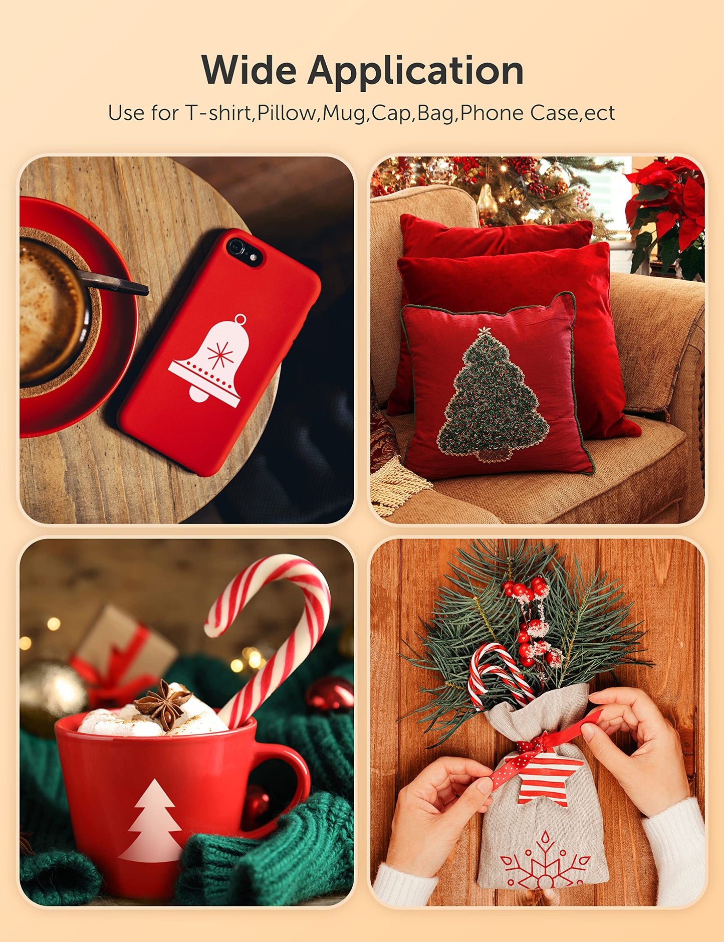 Hiipoo Sublimation Ink Set with 110 Sheet Sublimation Paper 8.5x11” 120G, 2 Pack Teflon Sheet, Heat Tape Compatible for Inkjet Printer ET-2720 ET-2760 ET-2800 ET-2803 ET-2400 ET-4700 ET-4800 ET-15000