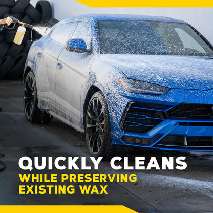 Meguiar's Gold Class Car Wash - Get Professional Results in a Foam Cannon or as a Bucket Wash - Get a Clean and Glossy Finish That's Safe for All Paint Types - 64 Oz