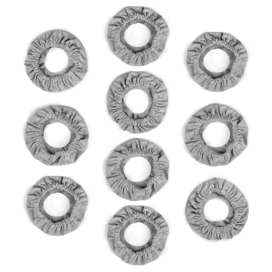 10 Pack Cpap Mask Liners to Reduce air leaks Ultra Soft Cotton Covers are Washable and Easy to Clean with Laundry Bag (10 Count (Pack of 1))