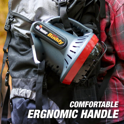 Mr. Heater F215100 MH4B Little Buddy 3800-BTU, Indoor Safe Propane Heater With ODS & Tip-Over Protection, Heating Area Up to 95 Sq. Ft - Lightweight, Medium - Black/Red