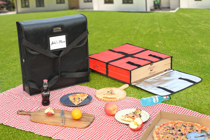 New Star Foodservice 50097 Insulated Pizza Delivery Bag, 20 by 20 by 5-Inch, Red