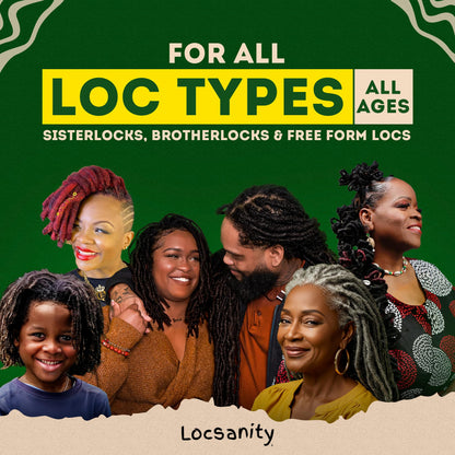 Locsanity Daily Moisturizing Refreshing Spray for Locs, Dreadlocks - Rose Water and Peppermint Hair Scalp Moisturizer, Dreadlock Spray - Natural Loc Care and Maintenance (8oz)