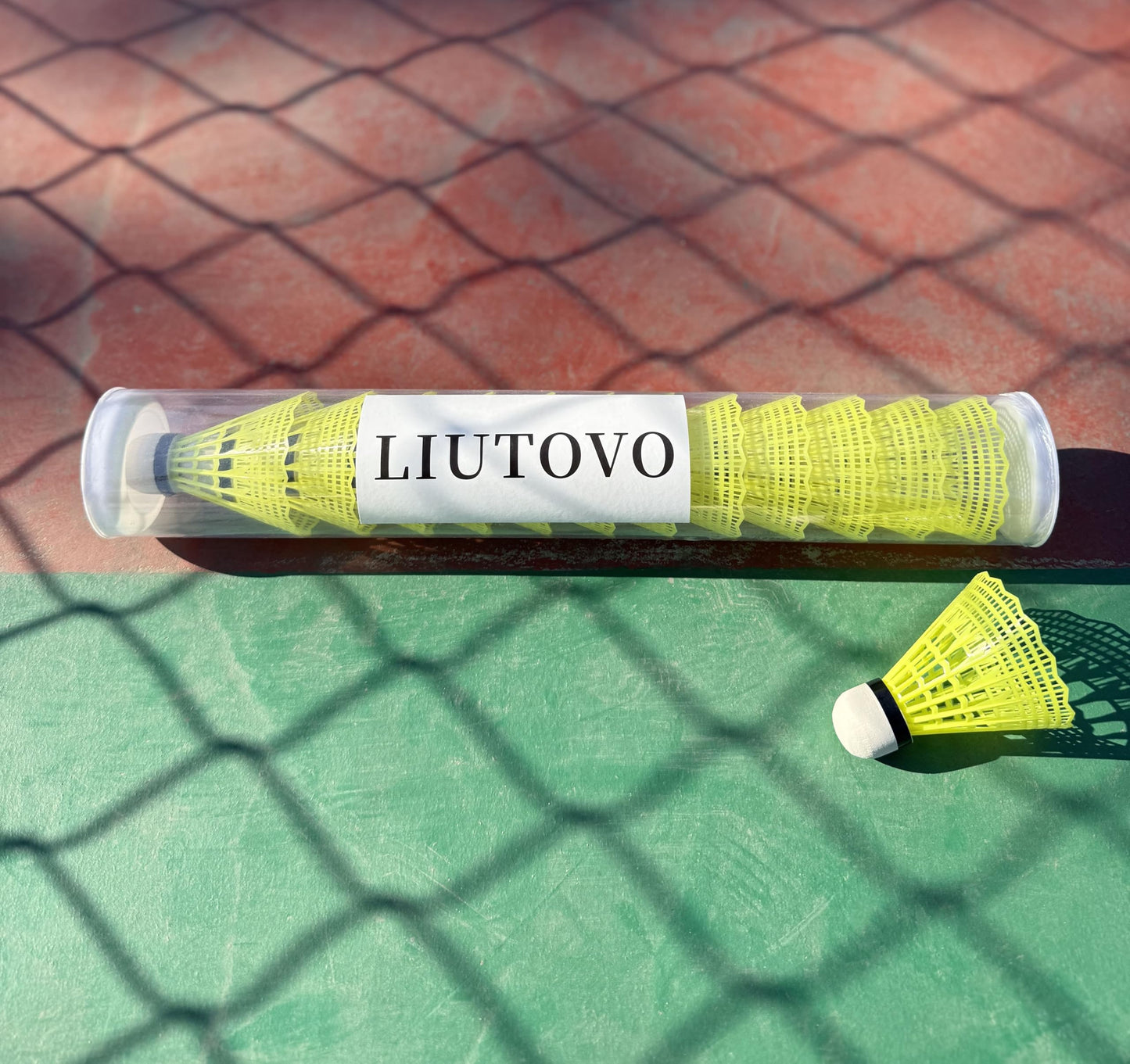 LIUTOVO 12 Packs Nylon Badminton Shuttlecocks Birdies Nylon Feather Shuttlecocks Badminton Birdies Great Stability ＆ Durability Indoor Outdoor Sports Hight Speed Training Badminton Balls