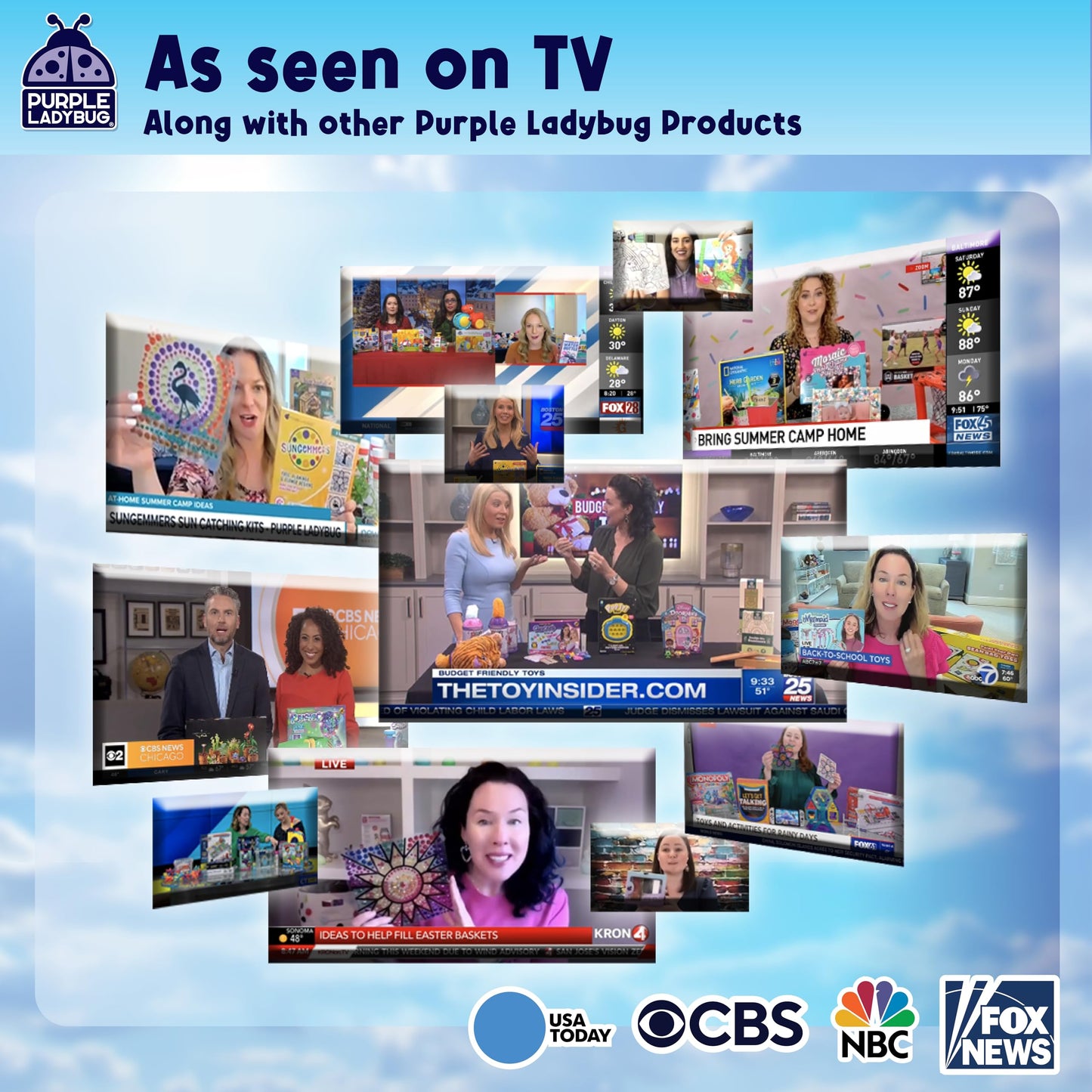 PURPLE LADYBUG Bendable Wax Craft Sticks for Kids - 15 Colors, 6&12 Inches, 150 Each - Kids Camping Essentials, Summer, Road Trip Activities, Travel Toys for Toddlers in Car, Airplane & Restaurant