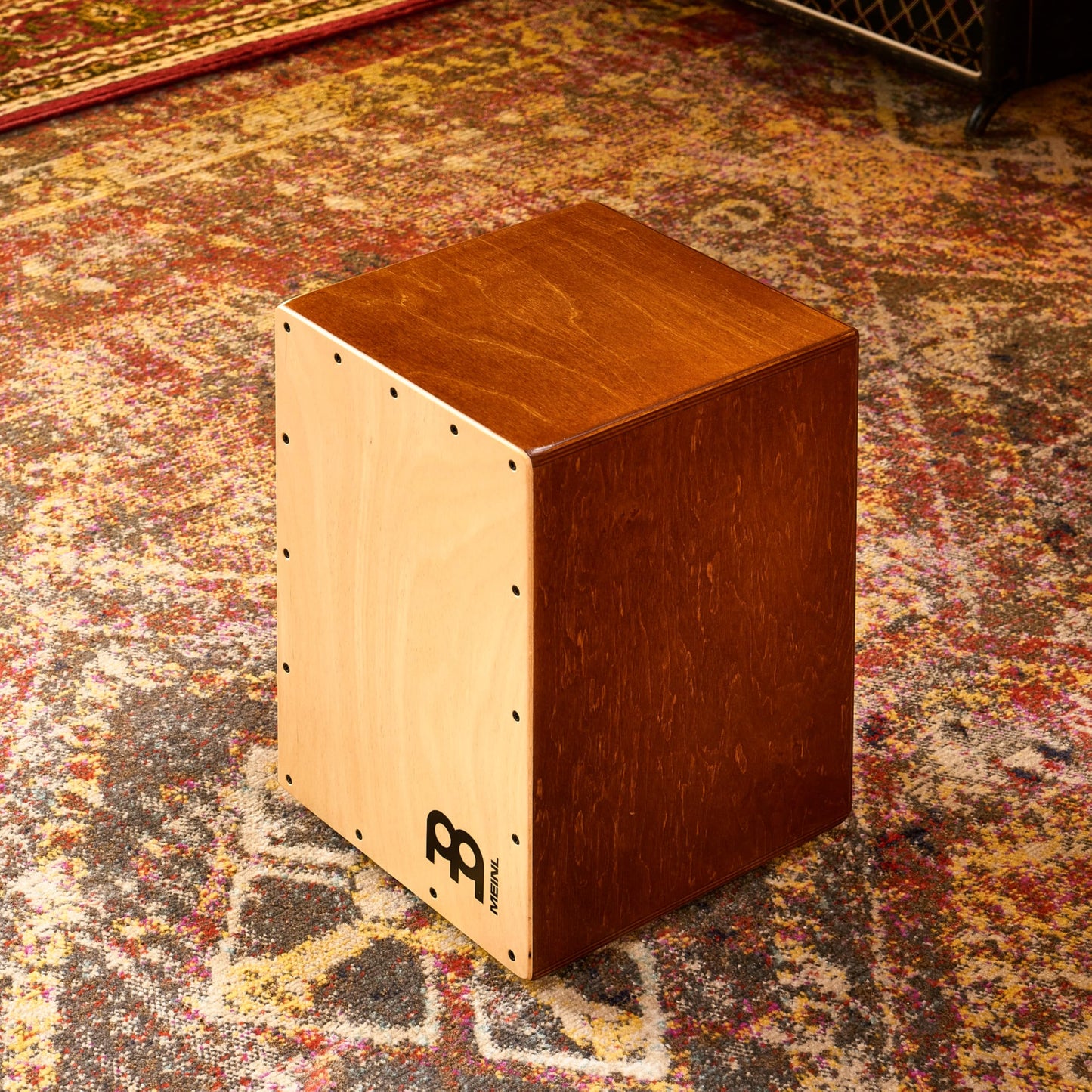 Meinl Percussion Jam Cajon Box Drum with Snare and Bass Tone for Acoustic Music — Made in Europe — Baltic Birch Wood, Play with Your Hands, 2-Year Warranty (JC50LBNT)