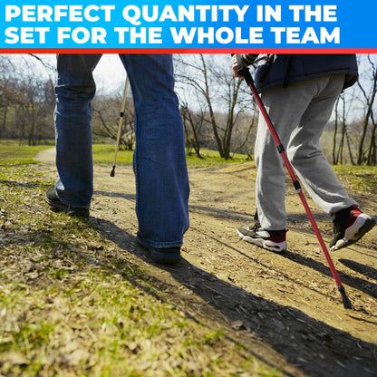 6Pcs Hiking Walking Stick Tips - Rubber Tips for Hiking Poles Hiking Accessories Collapsible Walking Stick Tips Rubber Tips for Canes - Hiking Pole Tips Rubber Tips for Walkers