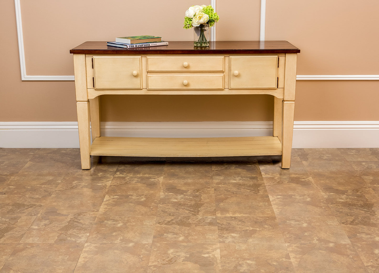 Nexus Self Adhesive 12-Inch Vinyl Floor Tiles, 20 Tiles - 12" x 12", Light Slate Marble Pattern - Peel & Stick, DIY Flooring for Kitchen, Dining Room, Bedrooms & Bathrooms by Achim Home Decor