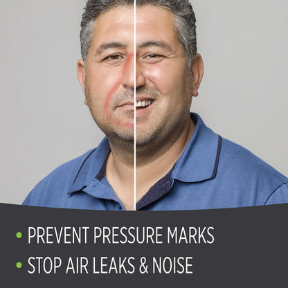 10 Pack Cpap Mask Liners to Reduce air leaks Ultra Soft Cotton Covers are Washable and Easy to Clean with Laundry Bag (10 Count (Pack of 1))