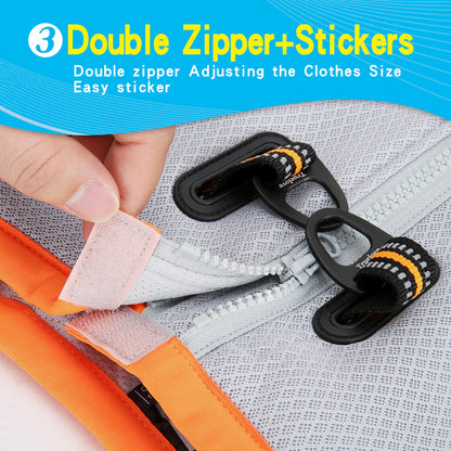 JUXZH Truelove Dog Cooling Vest Harness Cooler Jacket with Adjustable Zipper for Outdoor Hunting Training and Camping