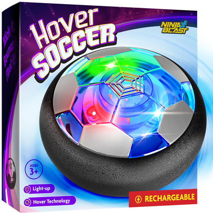 Hover Soccer Ball for Kids - Boy Birthday Gifts - Indoor Toy Games Gift for Boys Age 6, 7, 8, 9, 10, 11, 12 Year Old - Light-Up Toys Game for Kid - 6-8, 8-12 - Gift for 8 Year Olds (Single)
