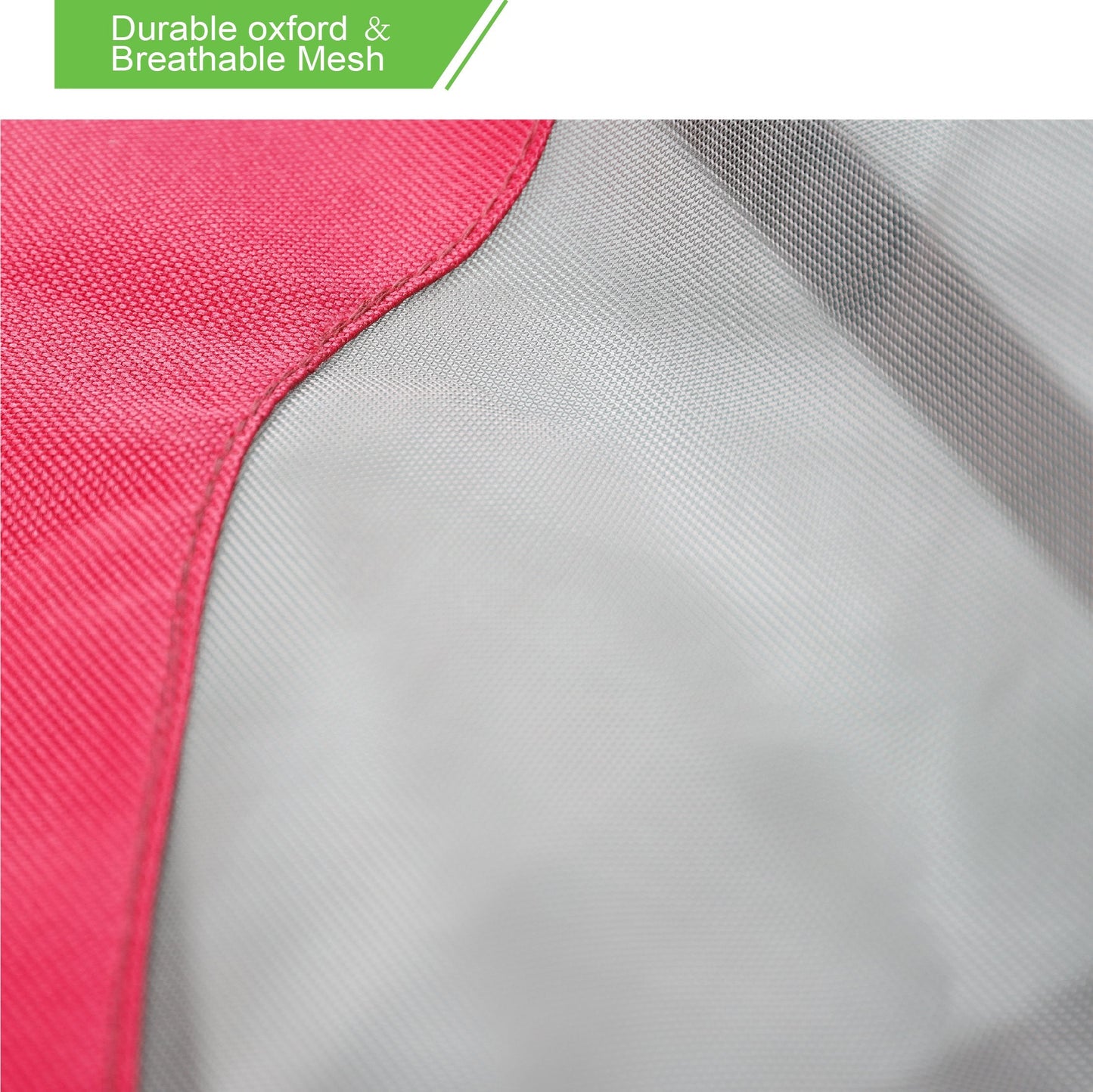 ALPHA CAMP Mesh Canopy Chair Folding Camping Chair - Red