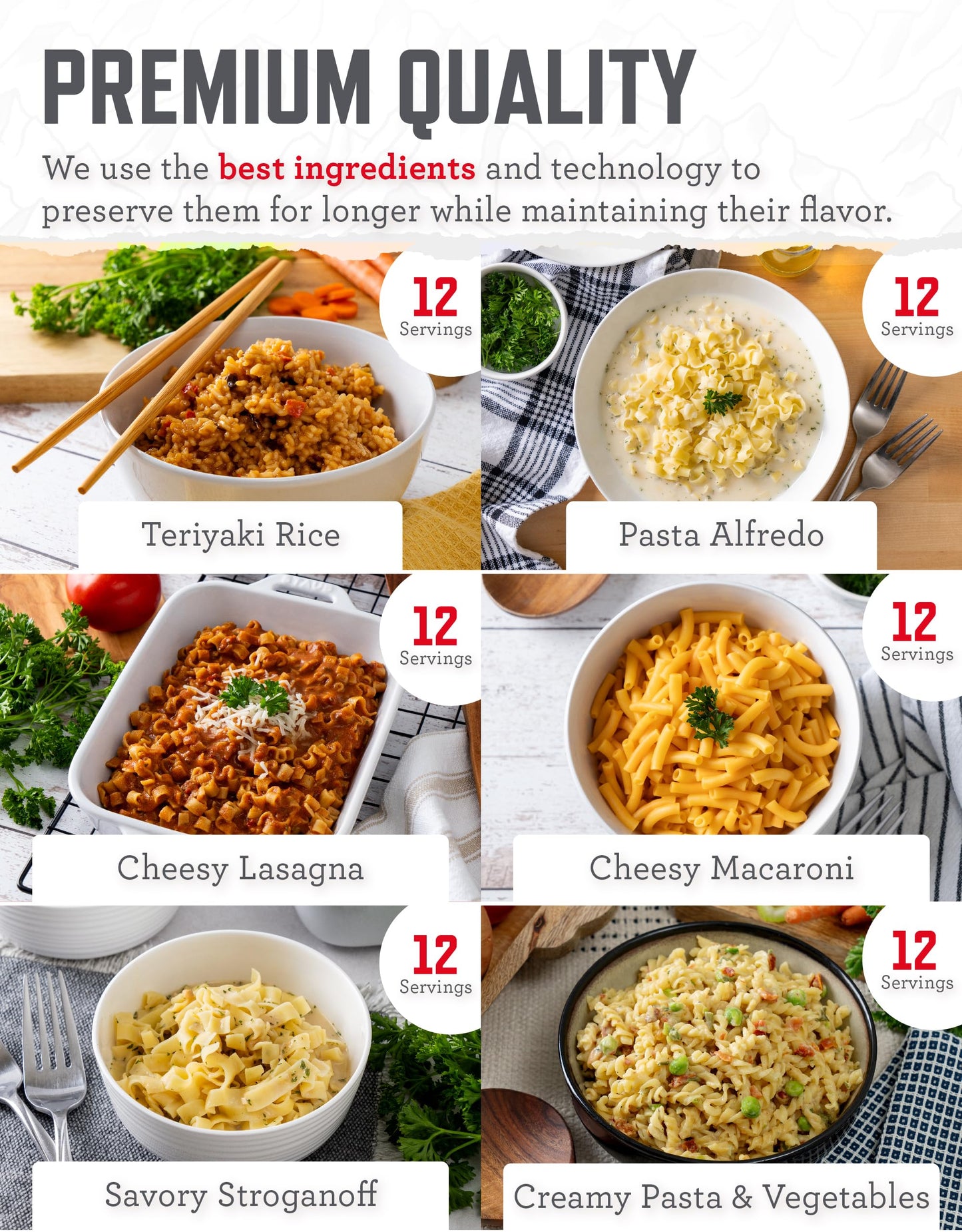 ReadyWise Emergency Food Supply - 120 Servings Favorites Sample Bucket, Survival Food Kit, Freeze Dried Prepper Food & Dehydrated Meals for Camping Essentials & Backpacking, up to 25 Year Shelf Life