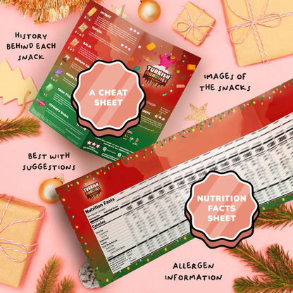 Maxi International Snack Box | Premium Exotic Foreign Snacks | Unique Snack Food Gifts Included | Celebration Theme | Candies from Around the World | 21 Full-Size + 1 Bonus Snacks