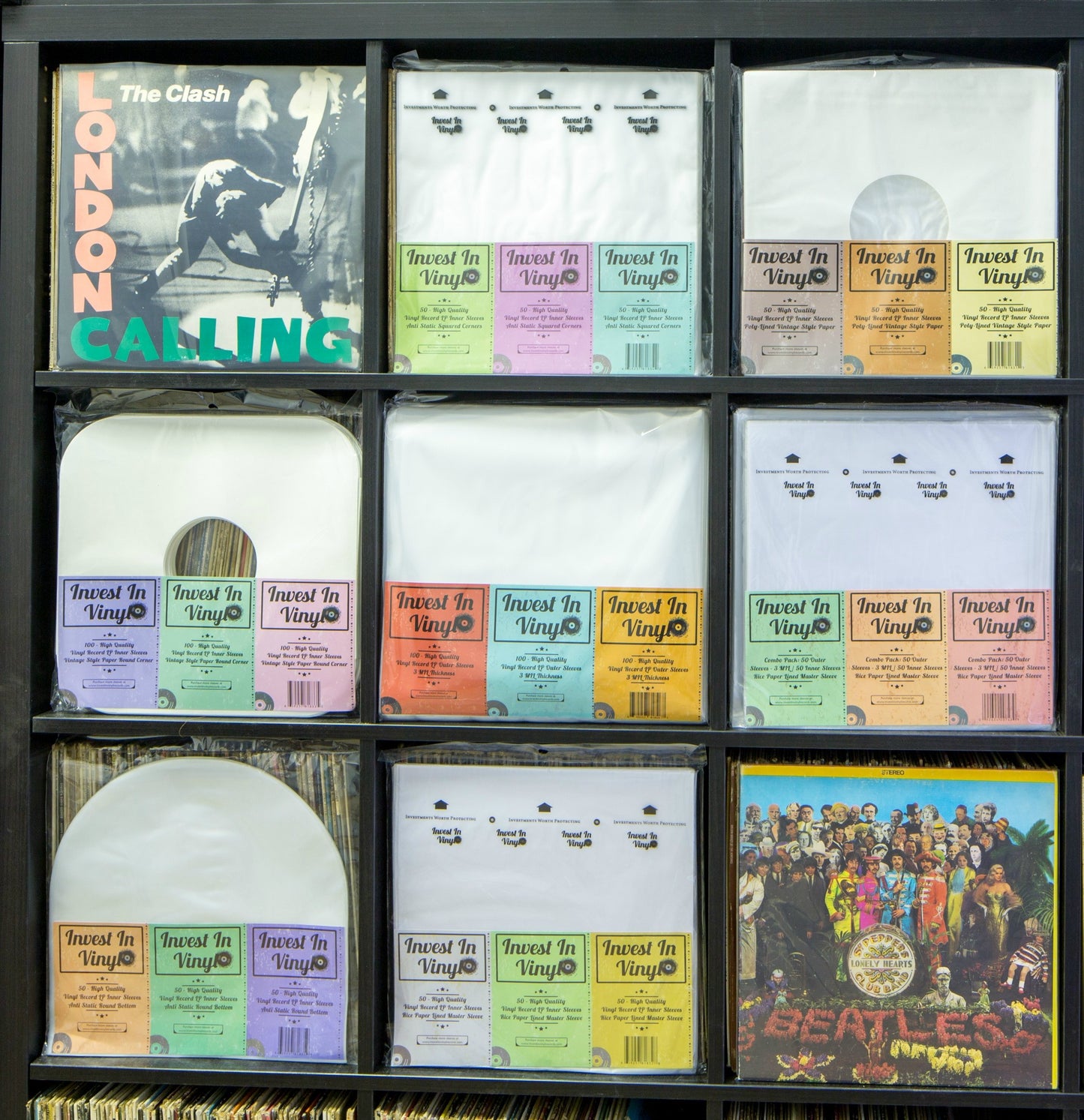 Invest In Vinyl 50 Master Sleeves Rice Paper Anti Static LP Inner Sleeves Vinyl Record Sleeves Provide Your LP Collection with The Proper Protection