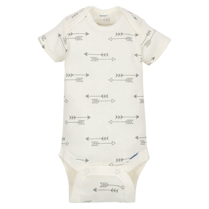 Gerber Baby Boys 5-Pack Short Sleeve Variety Onesies Bodysuits Hedgehog 0-3 Months